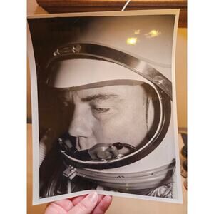 Vintage 8x10 Official Navy Photograph NASA Mercury Mission NOT TO BE RELEASED